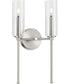 Elara 2-Light New Traditional Wall Light Brushed Nickel