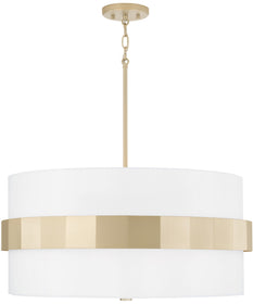 Sutton 4-Light Pendant Soft Gold