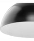 Perimeter 1-Light Mid-Century Modern Pendant with metal Shade Matte Black