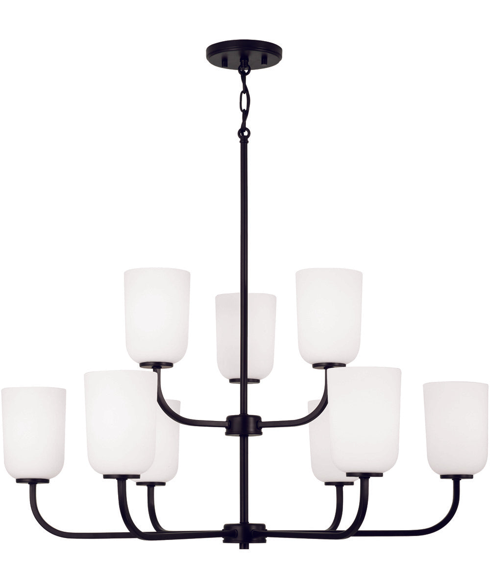 Lawson 9-Light Chandelier Matte Black