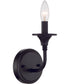 Jolenne 1-Light Wall Sconce Flat Black