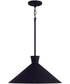 Paloma 1-Light Pendant Textured Black