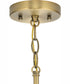 Hinton 1-Light Modern Farmhouse Pendant Vintage Brass
