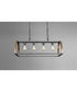Trestle 4-Light Farmhouse Chandelier Light Gilded Iron