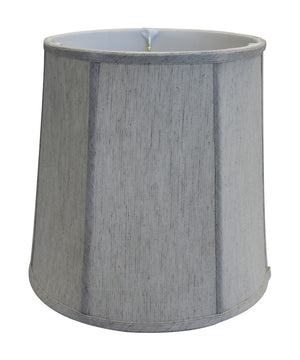 12"W x 12"H SLIP UNO FITTER Textured Oatmeal Drum Shade