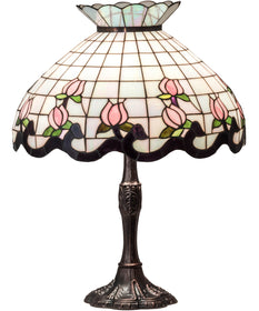 26" High Roseborder Table Lamp