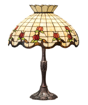 26" High Roseborder Table Lamp