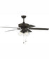 52" Outdoor Pro Plus 104 Clear 3-Light Indoor/Outdoor Ceiling Fan Espresso