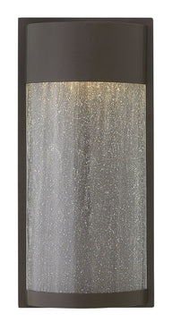 18"H Shelter 1-Light Large Outdoor Wall Light in Buckeye Bronze