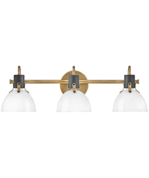 Argo 3-Light Three Light Vanity in Heritage Brass