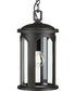 Gables 1-Light Clear Glass Transitional Style Outdoor Hanging Pendant Lantern with DURASHIELD Antique Bronze