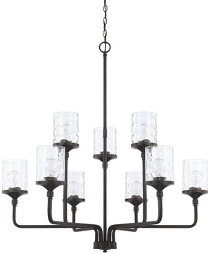 Colton 9-Light Chandelier Matte Black