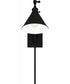 Quoizel Wood Small 1-light Wall Sconce Matte Black