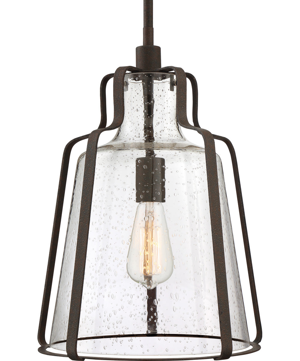 Haverford 1-light Pendant Rustic Black