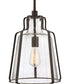 Haverford 1-light Pendant Rustic Black