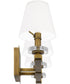 Kelsey Glen Large 3-light Bath Light Weathered Brass