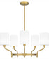 Parkington 5-light Chandelier Aged Brass