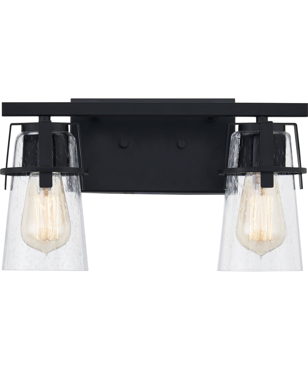 Knox Medium 2-light Bath Light Matte Black