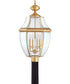 Newbury Extra Large 4-light Outdoor Post Light Polished Brass