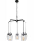 Trystan 5-Light Chandelier Flat Black