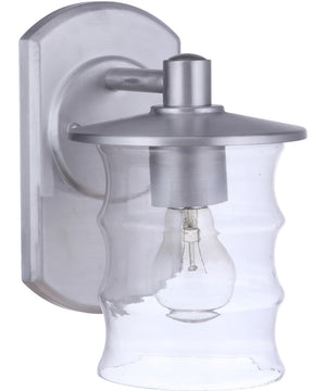 Canon 1-Light Outdoor Wall Light Satin Aluminum