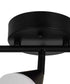 Alsy 19"W 3-Light LED Track Bar Modern Light Fixture, Matte Black with Frosted Acrylic Shades