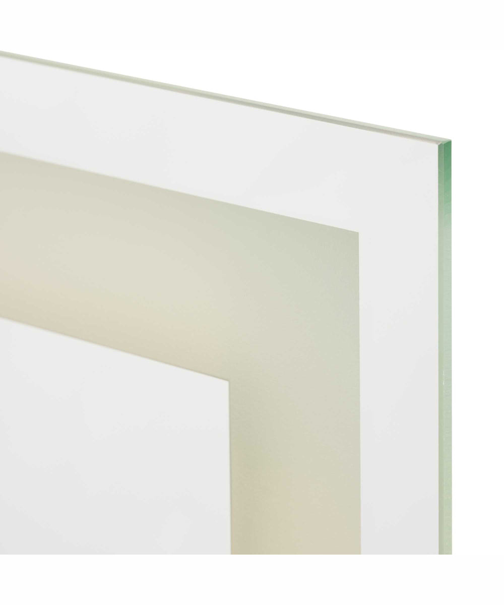 Captarent 30x36 in. Rectangular Illuminated Integrated LED Modern Mirror White