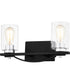 Salem Medium 2-light Bath Light Matte Black
