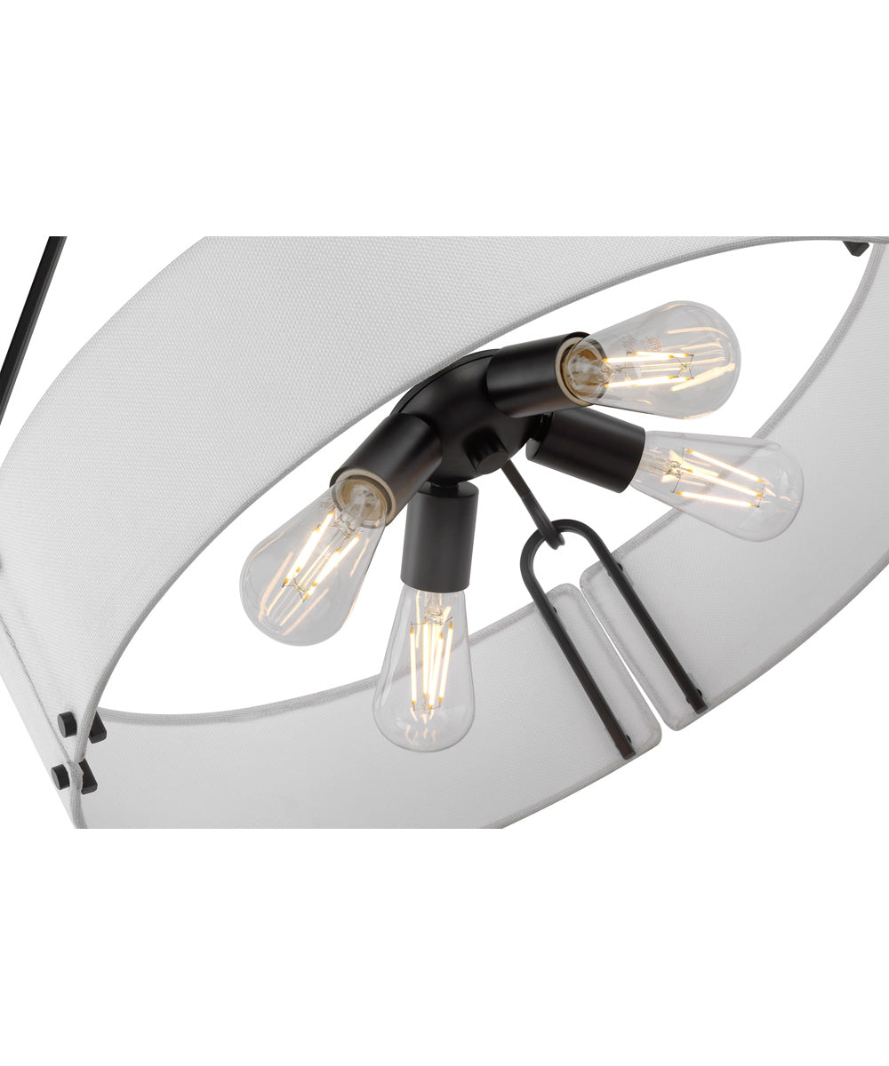 Halter 4-Light Pendant Matte Black