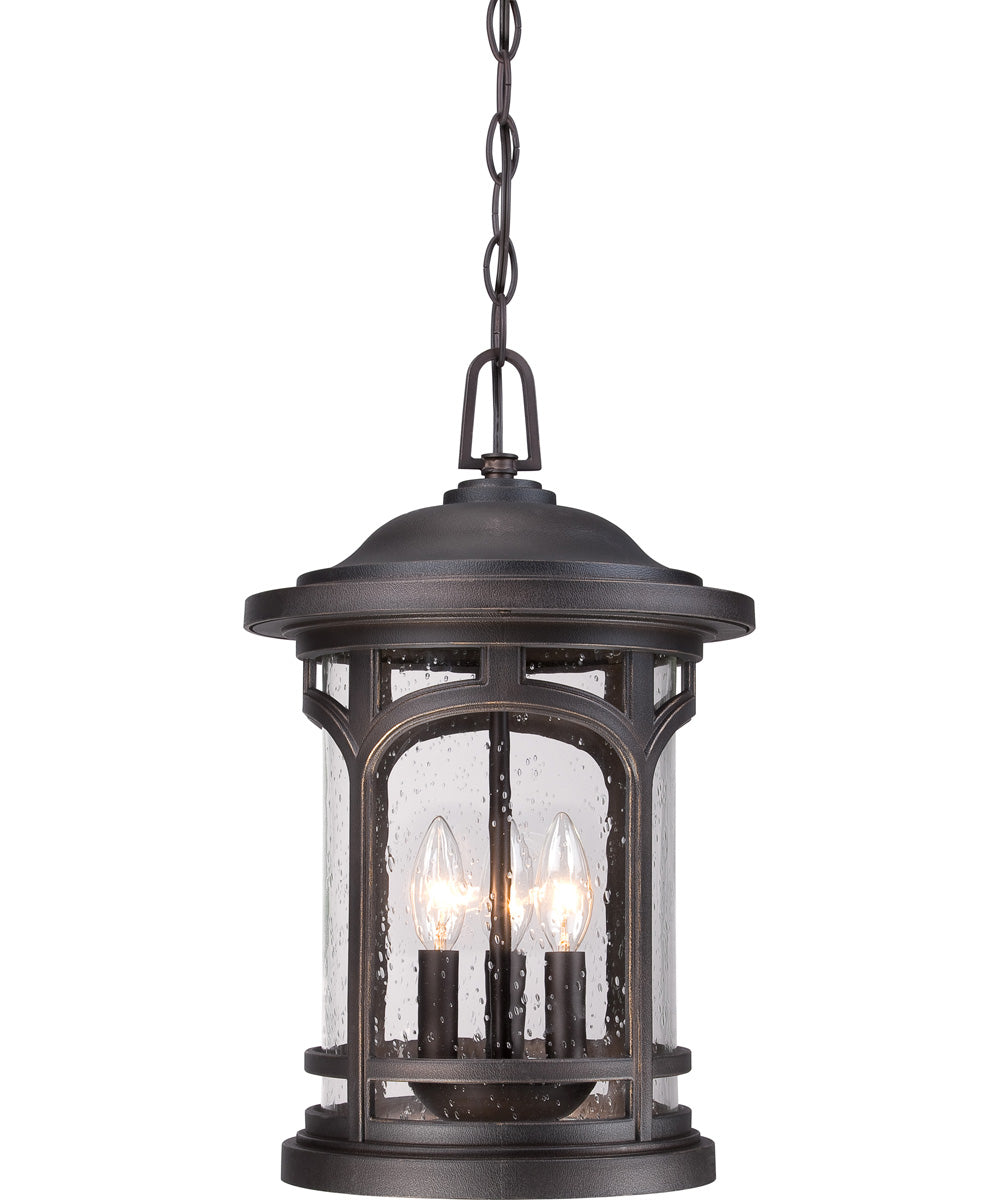 Marblehead Large 3-light Outdoor Pendant Light  Coastal Armour Palladian Bronze