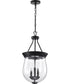 Boliver 3-Light Pendant Matte Black