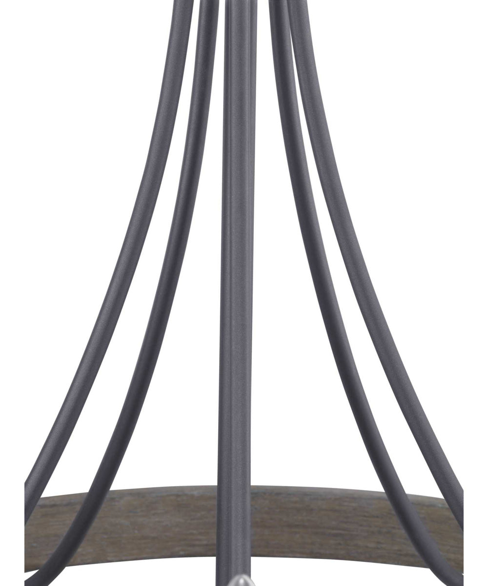 Gulliver 5-Light Coastal Chandelier Light Graphite