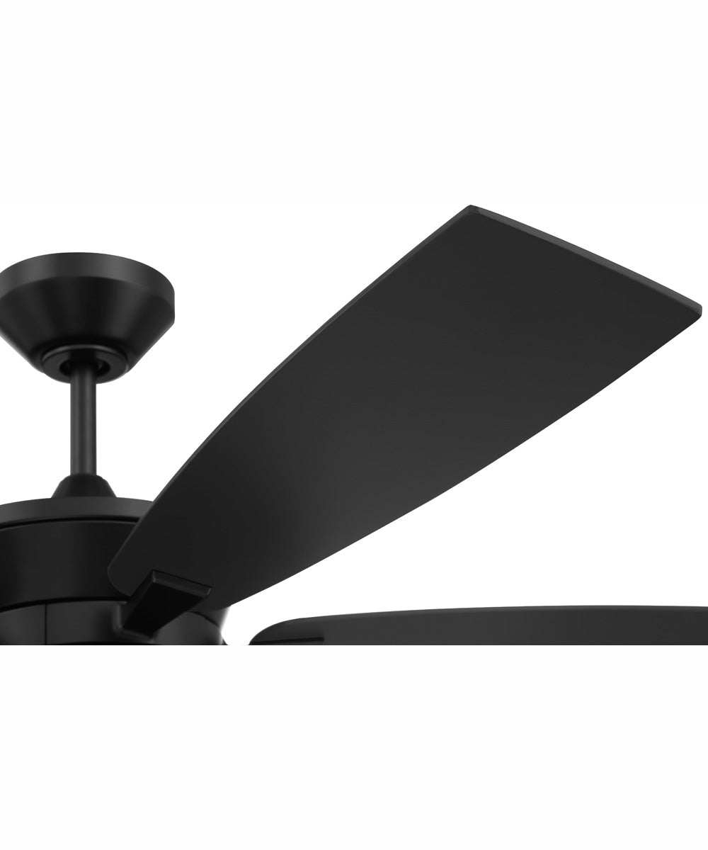 52" Dominick 3-Light Ceiling Fan Flat Black
