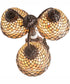 23" High Tiffany Fishscale 3 Light Table Lamp