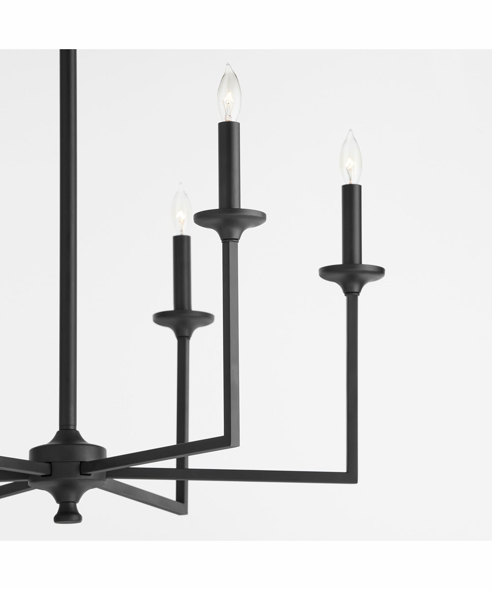 Eldorado 6-light Chandelier Matte Black