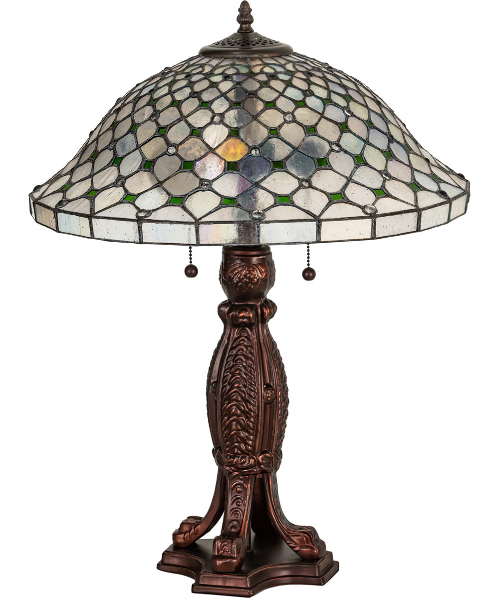 25" High Diamond & Jewel Table Lamp