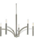 Draper 5-Light Luxe Chandelier Light Polished Nickel