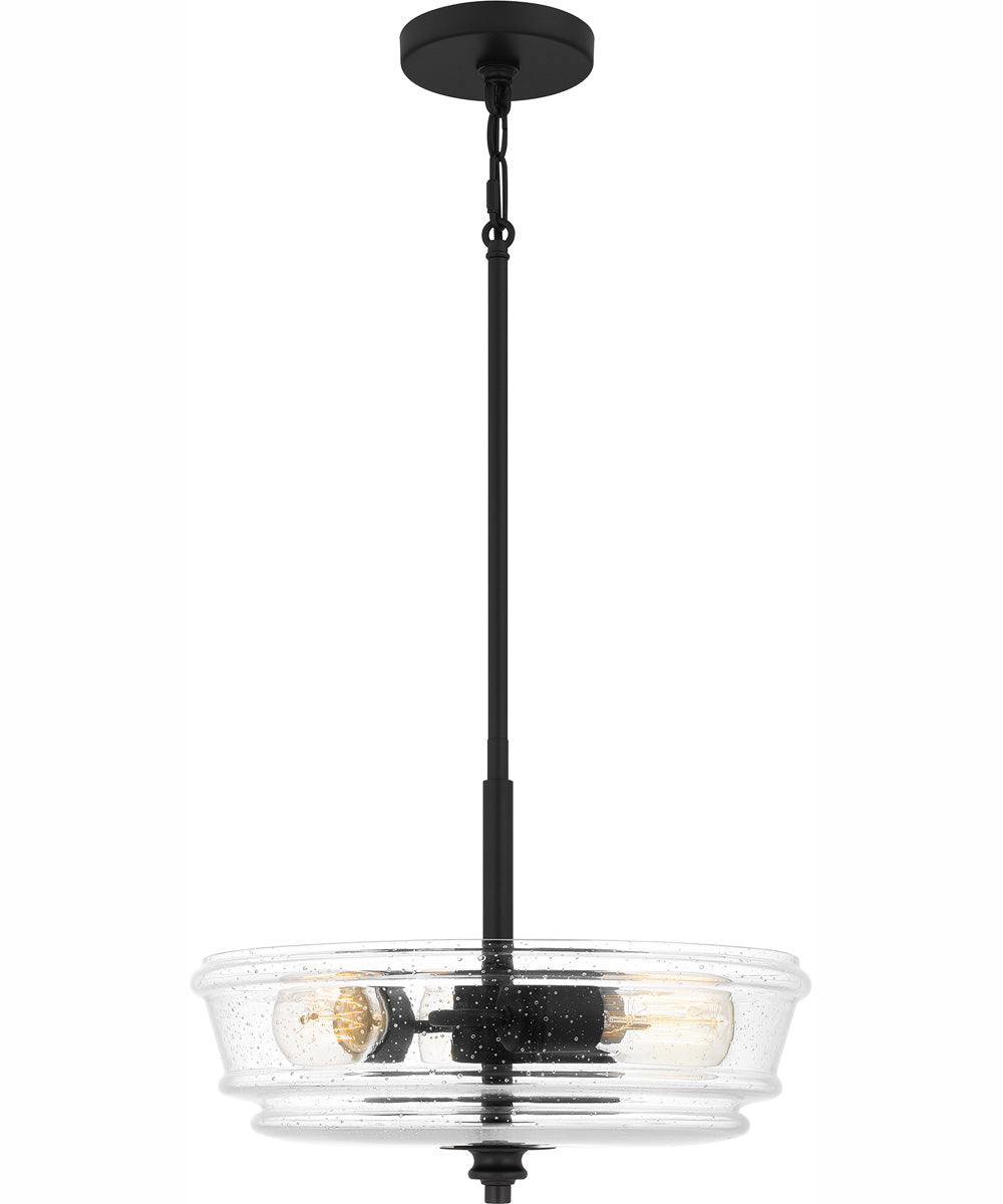 McIntire Large 3-light Pendant Matte Black