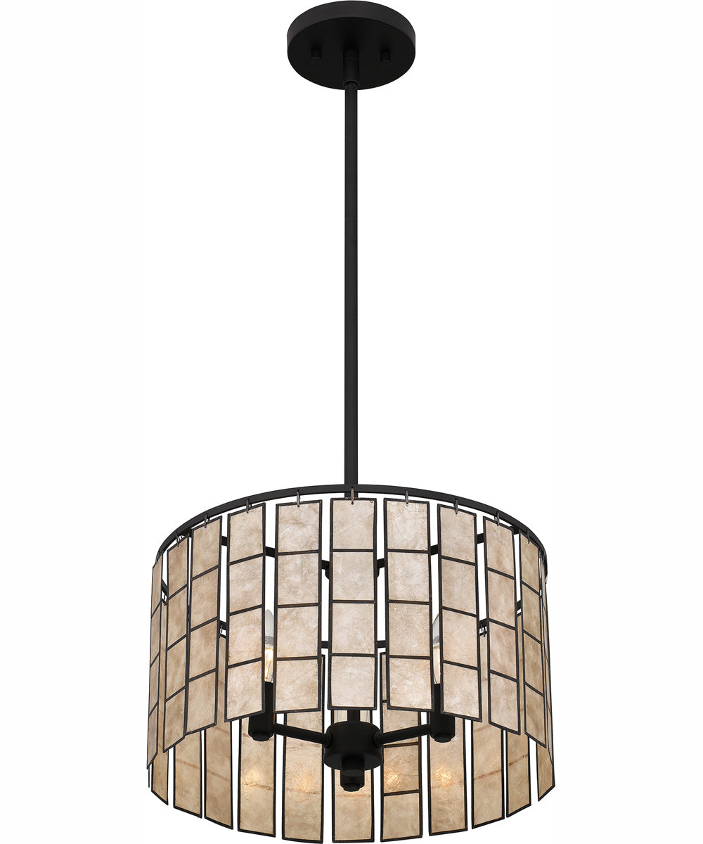 Seigler 3-light Pendant Matte Black