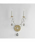 Formosa 2-Light Wall Sconce Ecru/Venetian Gold