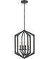 Vanguard 4-light Pendant Old Black Finish