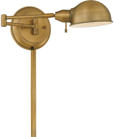 Rizzo 1-Light Swing-Arm Wall Lamp Ab