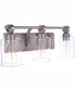 Romero 3-Light Vanity Brushed Polished Nickel