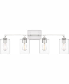 Prescott Extra Large 4-light Bath Light Brushed Nickel