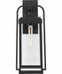 Walcott 1-Light Modern Farmhouse Outdoor Large Wall Lantern Textured Black