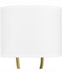 Quoizel Wood Small 1-light Wall Sconce Aged Brass