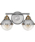 Fletcher 2-Light Two Light Vanity in Polished Nickel