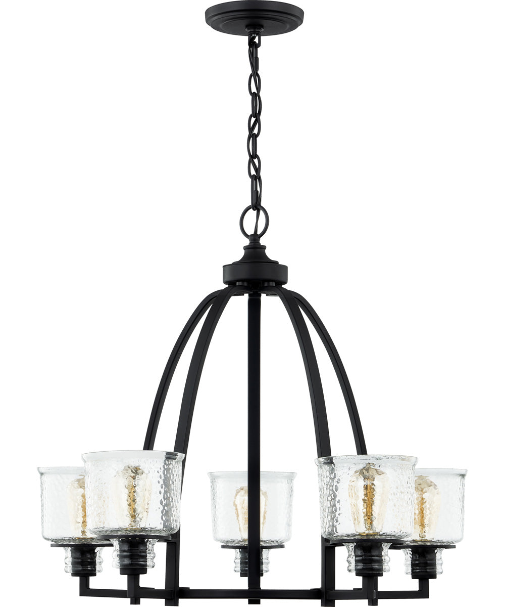 Holden 5-light Chandelier Earth Black