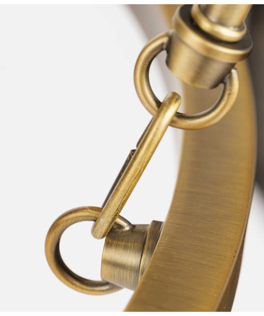 Gilliam 9-Light New Traditional Chandelier Vintage Brass