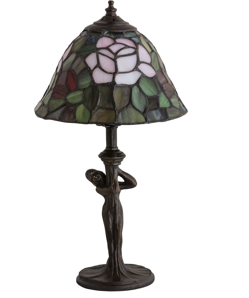 14"H Tiffany Rosebush Mini Lamp